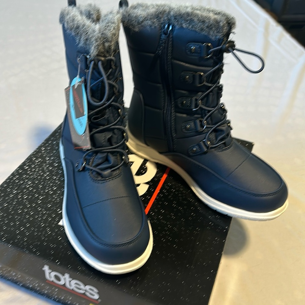 Totes, waterproof boots, brand new with tags.